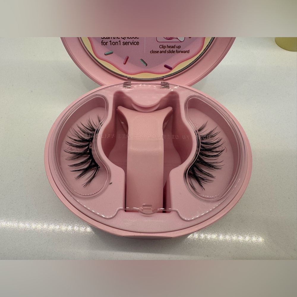 Wosado lashes bundle No. 17 & Barbie Black, eyelash fixer and eyelash cleanser - Picture 5 of 6